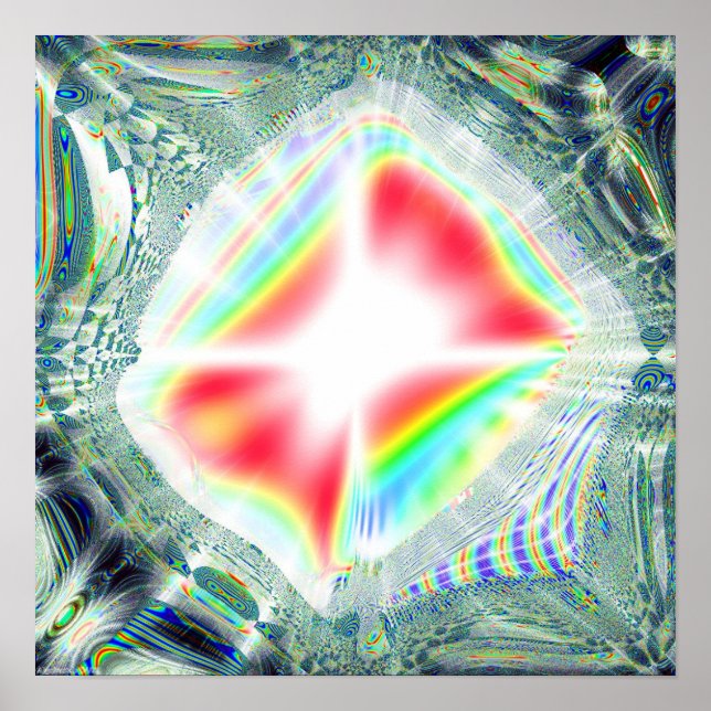 Affiches Prisme fractale (Devant)