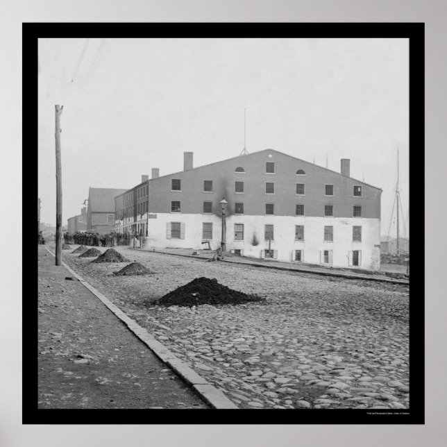 Affiches Prison Libby à Richmond, VA 1865 (Devant)