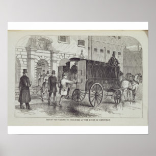 Affiches Prison Van prise de prisonniers à la Maison de Det