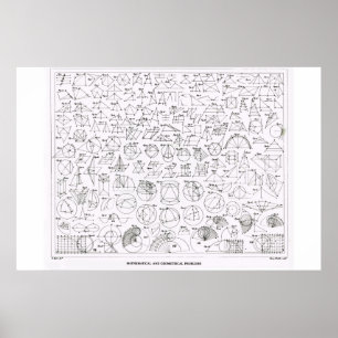 Affiches Problèmes mathématiques et géométriques