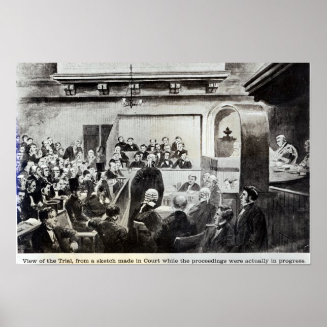 Affiches Procès de Madeleine Smith, 1857 (Devant)