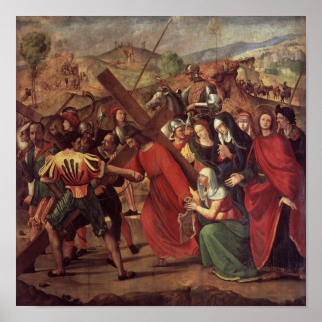 Affiches Procession au calvaire, c.1505 (Devant)