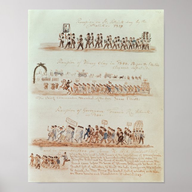 Affiches Procession de la Saint Patrick (Devant)