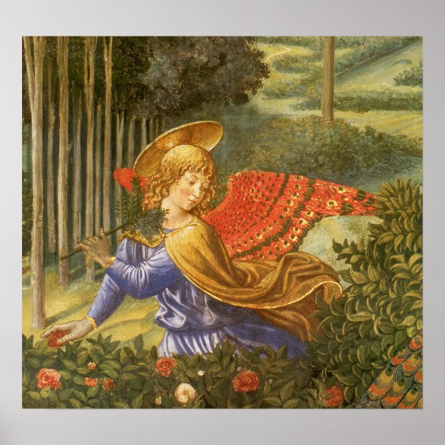 Affiches Procession de l'Ange Magi par Benozzo Gozzoli (Devant)