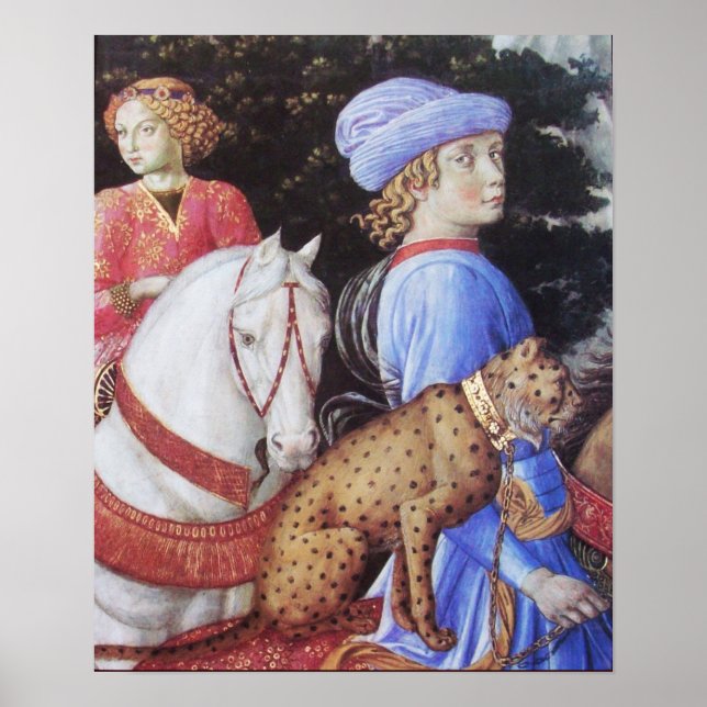 Affiches Procession de Magus Melchior, Cheval, Chat sauvage (Devant)