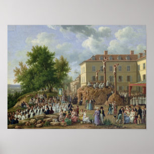 Affiches Procession religieuse au Mont Valérien, 1819
