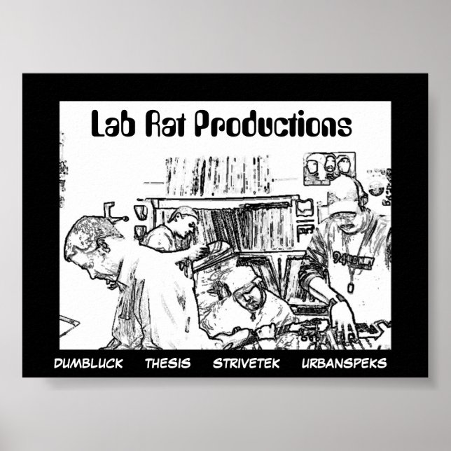 Affiches Productions de rats de laboratoire (Devant)