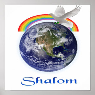Affiches Produits Peace on Earth Shalom