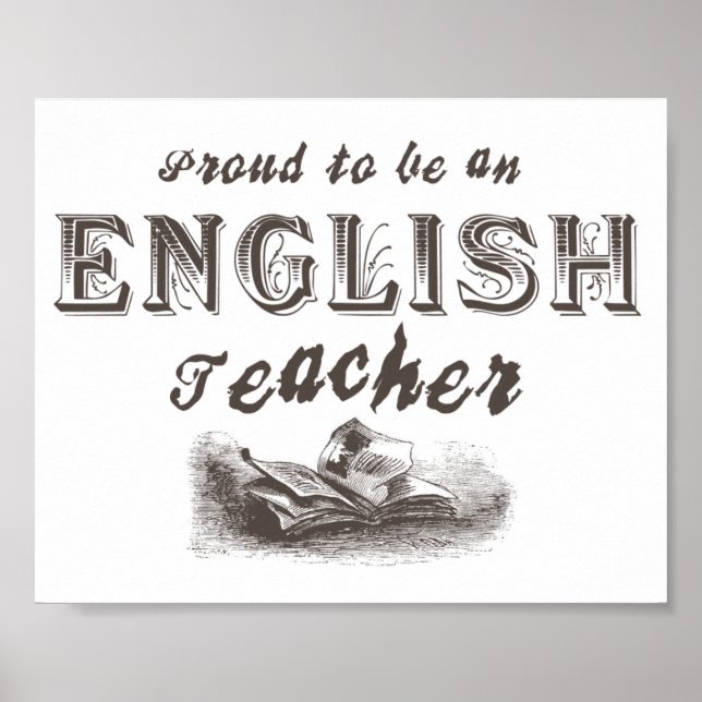 Affiches Professeur anglais fier Victorian (Devant)