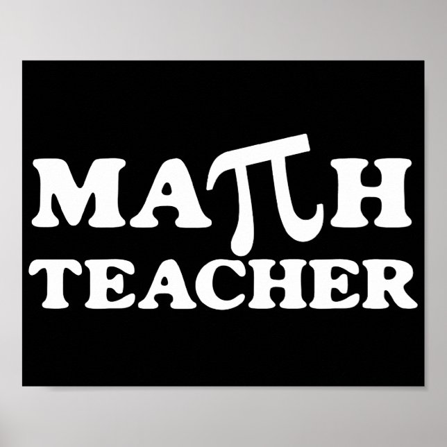 Affiches Professeur de mathématiques PI (Devant)