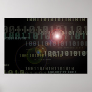 Affiches Professionnel informatique binaire