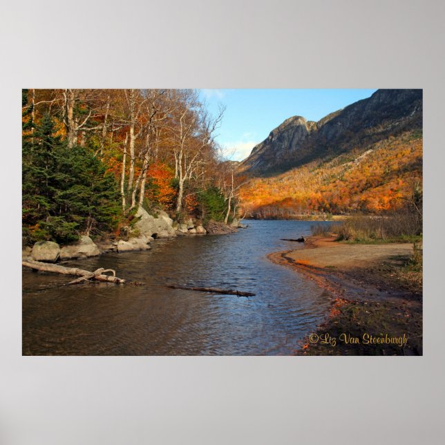 Affiches Profile Lake, New Hampshire Imprimer (Devant)