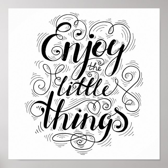 Affiches Profitez Des Petites Choses 1 (Devant)