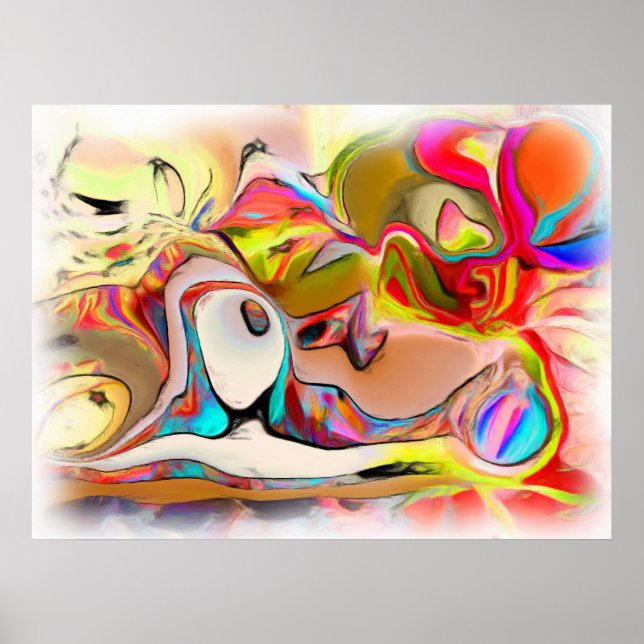 Affiches Profitez d'un après-midi avec ballons (Devant)