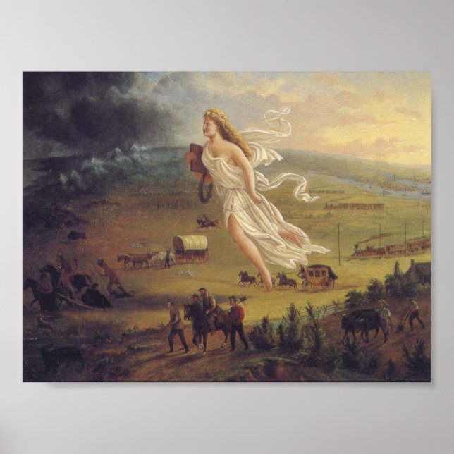 Affiches Progrès américains (Devant)