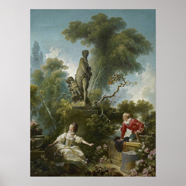 Affiches Progrès de l'amour : Le Rendez-vous de Fragonard (Devant)