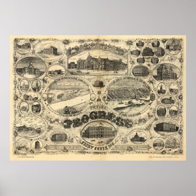 Affiches Progrès de Saint-Louis - 1884 (Vogel) BigMapBlog.c (Devant)