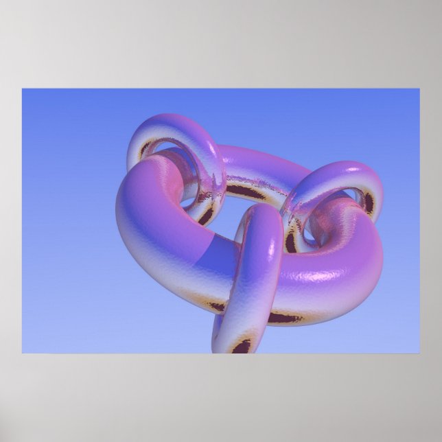 Affiches Progression du couple fractal 1 (Devant)