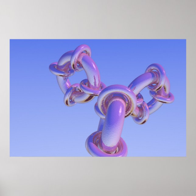 Affiches Progression du couple fractal 2 (Devant)