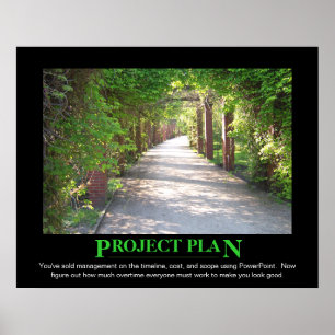 Affiches Project Plan - just make it match PowerPoint