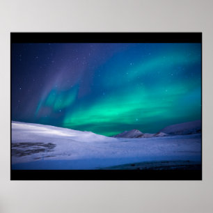 Affiches projet à personnaliser lumières boréales à la mais