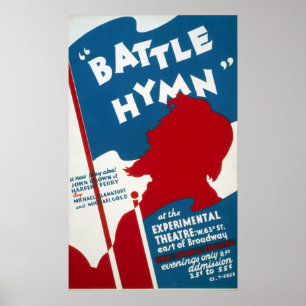 Affiches Projet fédéral vintage hymne" WPA "de théâtre de