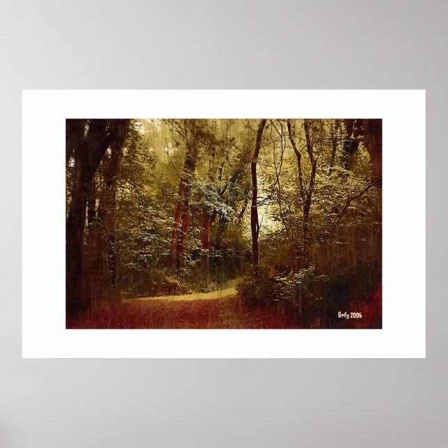 Affiches Promenade dans la forêt (Devant)