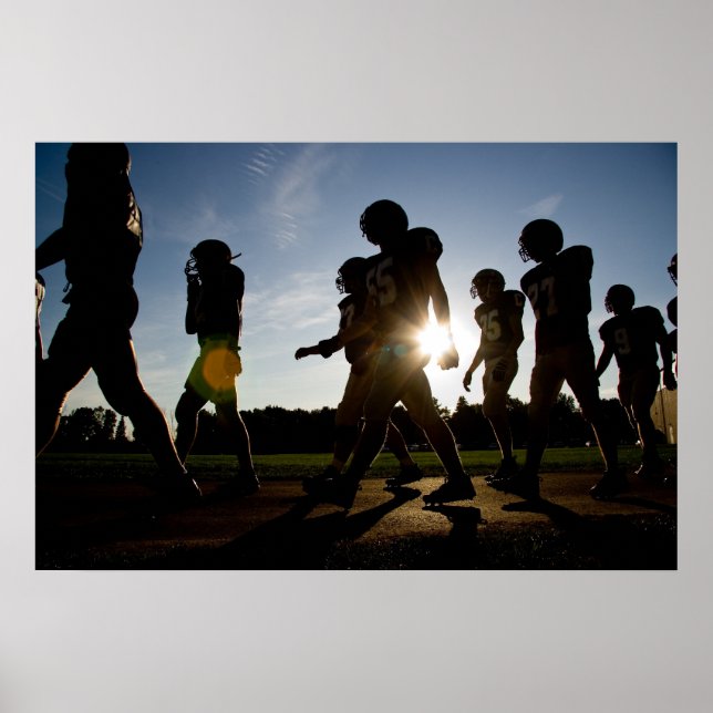 Affiches Promenade de football (Devant)