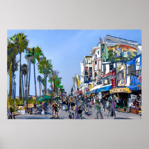 Affiches Promenade de Venice Beach
