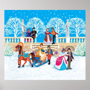 Affiches Promenade hivernale