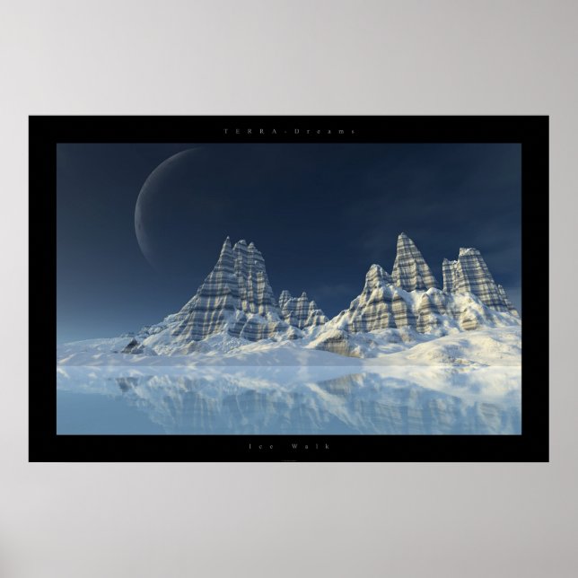 Affiches Promenade sur la glace (Devant)