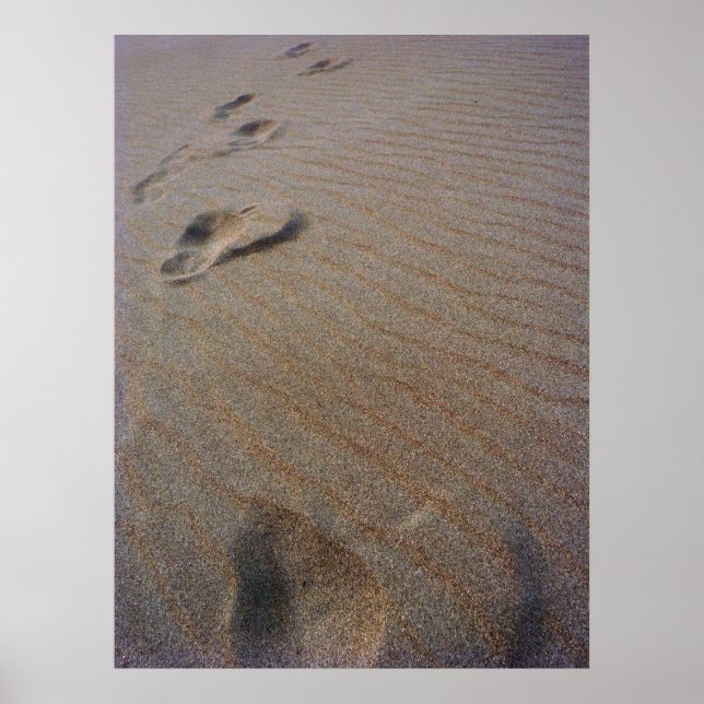 Affiches Promenade sur la plage (Devant)