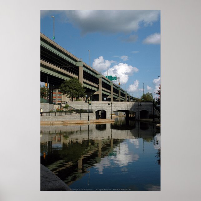 Affiches Promenade sur le canal (Devant)