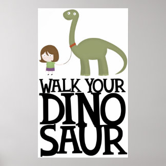 Affiches Promenez votre dinosaure