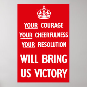 Affiches Propagande de 2ÈME GUERRE MONDIALE britannique