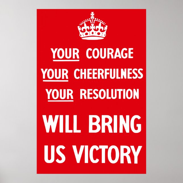 Affiches Propagande de 2ÈME GUERRE MONDIALE britannique (Devant)