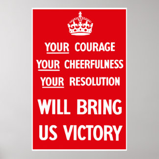 Affiches Propagande de 2ÈME GUERRE MONDIALE britannique — F