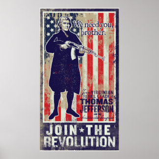 Affiches Propagande de la révolution de Jefferson