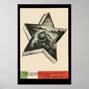 Affiches Propagande de Mussolini