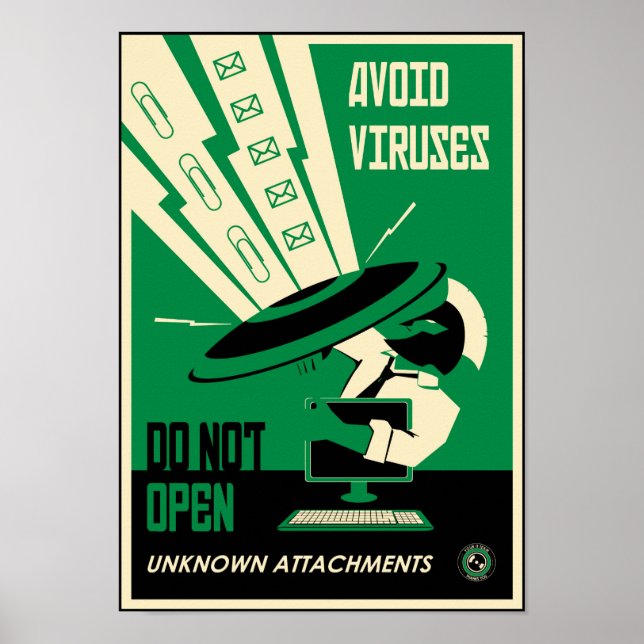 Affiches Propagande Office : Évitez les téléchargements (ve (Devant)