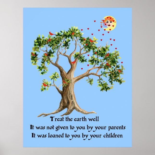 Affiches Proverbe de la nature kenyane (Devant)