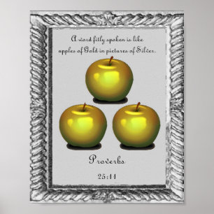 Affiches proverbes d'affiches bibliques