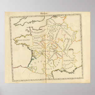 Affiches Provinces, France