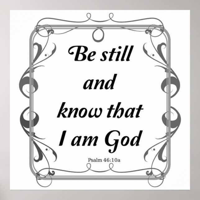 AFFICHES PSALM 46-10 (Devant)