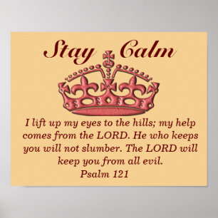 Affiches Psaume 121 - Art print