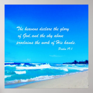 Affiches Psaume 19:1