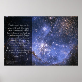 Affiches Psaume 19:1-4