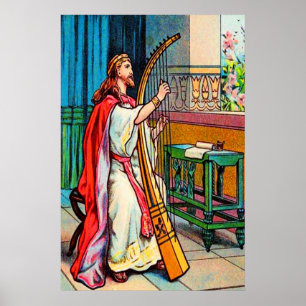 Affiches Psaume 32 L'affiche Joy Over Pardon de David