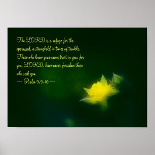 Affiches Psaume 9:9-10