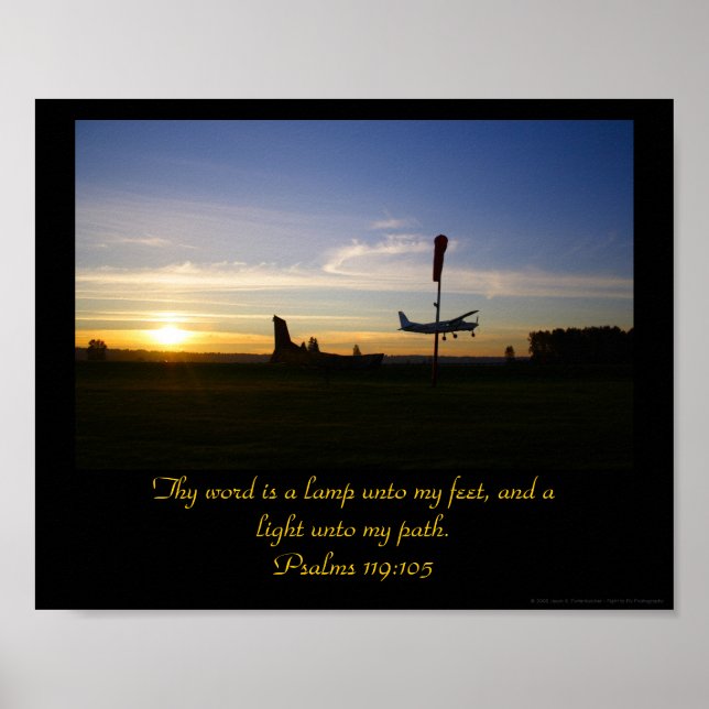Affiches Psaumes 119:105 (Devant)